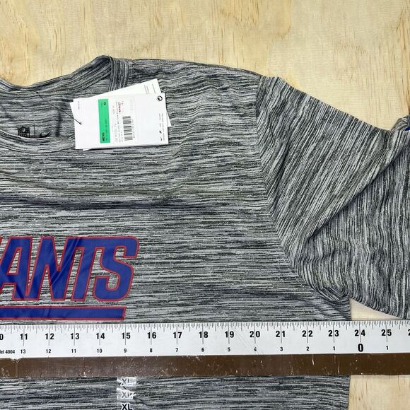 NEW New York Giants Nike Team Issue Velocity Dri Fit Performance Shirt Gray XL - Picture 11 of 11